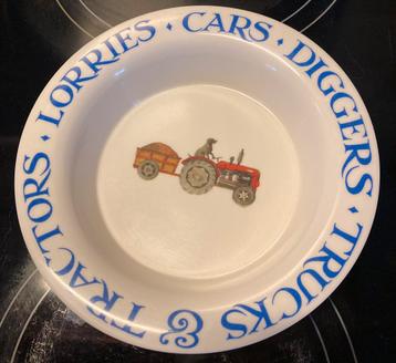 Emma Bridgewater Man at Work Melamine bowl Tractor Dog beschikbaar voor biedingen