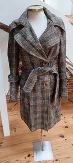 Wollen trenchcoat, Maat 48/50 (M), Beige, Vintage, Ophalen of Verzenden