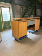 2 x Bamboe dressoir, H 100 x B 190 x D 55 cm., Ophalen, Gebruikt, 150 tot 200 cm, Met deur(en)