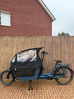 Winora FUB 2 bakfiets 2025 (2961km) 400w + HUIF - NIEUWSTAAT, Huif, Zo goed als nieuw, 2 kinderen, Ophalen