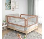 Nieuw! Hoog bedhekje peuter 180 cm taupe beige, veilig hekje, Kinderen en Baby's, Kinderkamer | Bedden, Ophalen of Verzenden, Nieuw