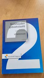 Zgan hbo studieboek: Boekhouden geboekstaafd 2 Uitwerkingen, Ophalen of Verzenden, Alpha, Zo goed als nieuw, HBO