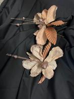 Kerst kunstbloemen oud roze, Diversen, Ophalen of Verzenden, Gebruikt