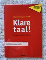 Klare taal: Uitgebreide basisgrammatica NT2, Ophalen of Verzenden, Beta, Zo goed als nieuw, HBO