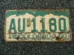 Kentekenplaat licenseplate Colorado 1960 USA, Ophalen of Verzenden, Gebruikt, Auto's