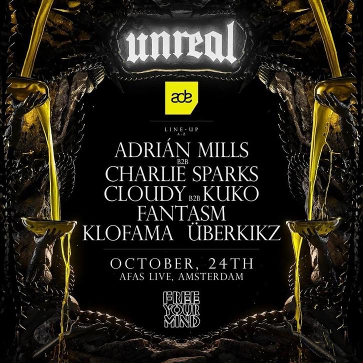 2 Tickets Unreal  x FYM ADE Friday, Tickets en Kaartjes, Evenementen en Festivals, Twee personen