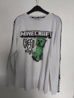 Longsleeve mt 158/164 (Minecraft) m.l.m.wit-zwart-groen GEBR, Kinderen en Baby's, Kinderkleding | Maat 158, Jongen, Gebruikt, Ophalen of Verzenden