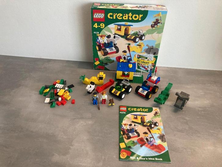 Lego 4175 Creator Adventures with Max & Tina met doos, Kinderen en Baby's, Speelgoed | Duplo en Lego, Zo goed als nieuw, Lego
