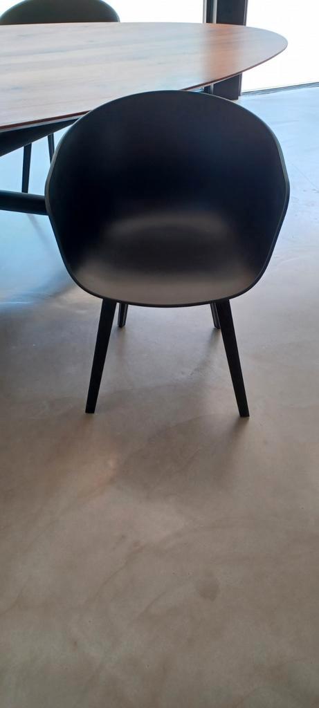 Hay AAC22 Stoelen - Zwart Eiken - 6 stuks, Huis en Inrichting, Stoelen, Zo goed als nieuw, Vijf, Zes of meer stoelen, Hout, Kunststof