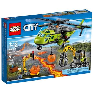 LEGO Vulkaan Bevoorradingshelicopter 60123 - NIEUW beschikbaar voor biedingen