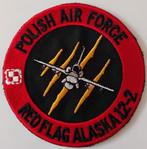 Patch Luchtmacht Polen F-16 Red Flag Alaska 12-2 Tiger, Verzenden, Zo goed als nieuw, Patch, Badge of Embleem