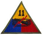 us 11 th Armored Division patch, Verzamelen, Militaria | Tweede Wereldoorlog, Embleem of Badge, Amerika, Ophalen of Verzenden