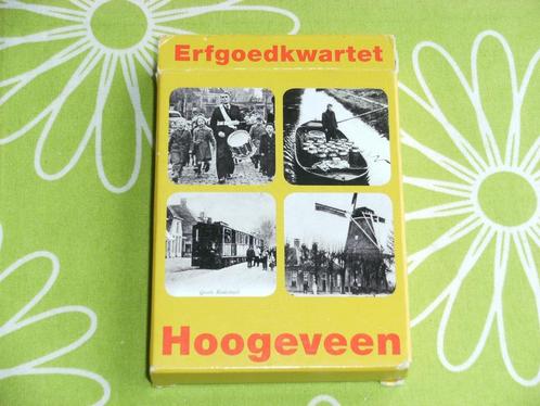 Erfgoed kwartet Hoogeveen, Verzamelen, Speelkaarten, Jokers en Kwartetten, Zo goed als nieuw, Kwartet(ten), Ophalen of Verzenden