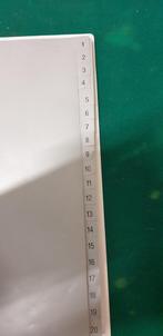 Ordners A4 4-rings wit met tabbladen, Ophalen of Verzenden, 'T Olde Gre-j, Info@toldegrej.nl, Endepoelstraat 20f Didam