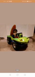 Playmobil quad met poppentje en surfer., Gebruikt, Ophalen of Verzenden