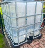 IBC 1000liter zonder metalenrek!, 150 liter of meer, Ophalen, Gebruikt, Kunststof