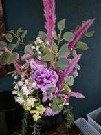 Zijden Boeket Bloemen, Overige soorten, In pot, Minder dan 100 cm, Bloeiende kamerplant