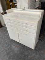 Vintage Witte Kast apotheker/tandarts, Huis en Inrichting, Ophalen, Gebruikt, Jaren 60, 50 tot 100 cm