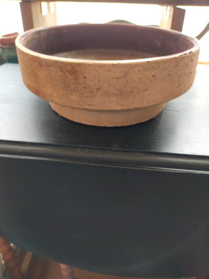 Grote vintage bloempot schaal, Verzamelen, Retro, Huis en Inrichting, Ophalen