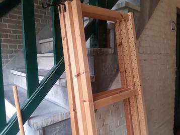 Ikea Rek, Ivar, massief grenen bestaande uit 6 delen, 6 rek - afbeelding 5
