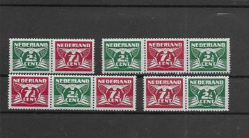 Nederland 1941, NVPH 379a t/m 379d, Ongebruikt. beschikbaar voor biedingen