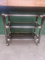 Jaren 80 trolley, Huis en Inrichting, Kasten | Wandmeubels, Ophalen, Gebruikt, Glas, Minder dan 150 cm