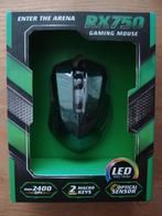 Maxxter RX750 Gaming mouse muis met LED verlichting, Rechtshandig, Muis, Gaming muis, Nieuw