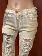 FIVE SEASONS jeans maat 25 GOUDKLEURIG  origineel ZGAN, Overige kleuren, Ophalen of Verzenden, Zo goed als nieuw, W27 (confectie 34) of kleiner