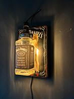 Jack daniels reclamebord wandlamp, Ophalen of Verzenden, Nieuw, Glas, Mancave