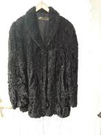 Vintage astracan bontjas Maat 42, Kleding | Dames, Ophalen, Zwart, Gedragen, Bonthuis Vandercruysen