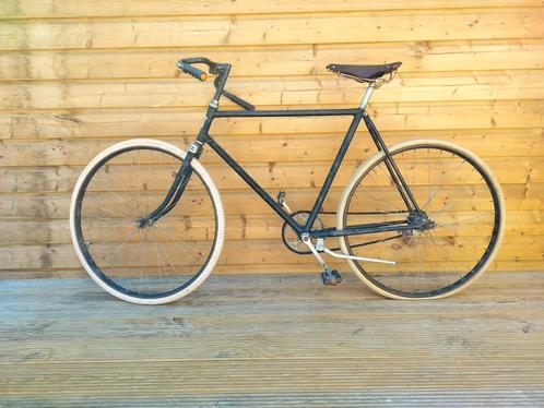 Oldtimer fiets pathracer vintage met brooks zadel, Fietsen en Brommers, Fietsen | Racefietsen, Zo goed als nieuw, Overige merken