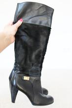 Prachtige Leren Tommy Hilfiger Laarzen s3 (Maat 40) € 125,-, Hoge laarzen, Zwart, Ophalen of Verzenden, Zo goed als nieuw