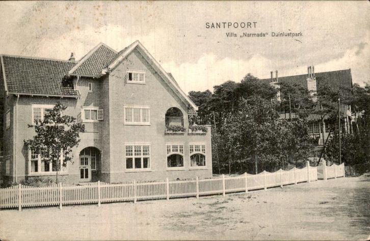 Santpoort - Villa Narmada - Duinlustpark, Verzamelen, Ansichtkaarten | Nederland, Gelopen, Noord-Holland, Voor 1920, Ophalen of Verzenden