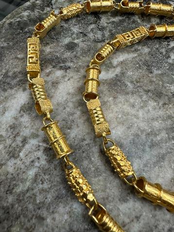 Prachtige 18k Gouden Schakelketting beschikbaar voor biedingen