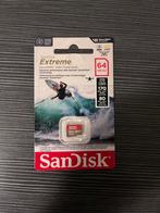 SanDisk Extreme 64GB MicroSD - Nieuw!, Audio, Tv en Foto, Fotografie | Geheugenkaarten, Videocamera, Nieuw, Ophalen of Verzenden
