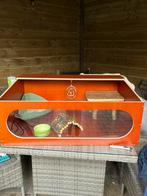 Cavia hok / huisje – handgemaakt met raampje, Dieren en Toebehoren, Knaagdieren en Konijnen | Hokken en Kooien, 110 cm of meer