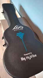 Klassieke LAG gitaar met HyVibe systeem, Klassieke of Spaanse gitaar, Met koffer, Ophalen of Verzenden, Zo goed als nieuw