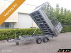 Verwacht TwinTrailer kipper machinetransporter loofrekken, Gebruikt