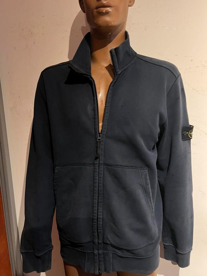 Stone island vest met capuchon maat xxl origineel, Kleding | Heren, Truien en Vesten, Zo goed als nieuw, Overige maten, Blauw