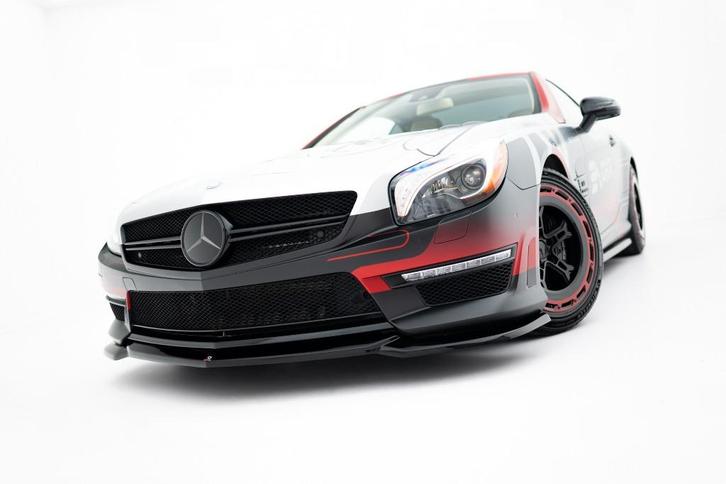 Voorlip sideskirt diffuser - Mercedes SL 63 AMG R231 12-16, Auto diversen, Tuning en Styling, Ophalen of Verzenden