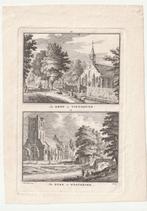 Tienhoven en Westbroek kerk oude gravure, Verzenden