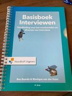 Monique van der Hulst - Basisboek Interviewen, Boeken, Wetenschap, Monique van der Hulst; Ben Baarda, Ophalen of Verzenden, Zo goed als nieuw