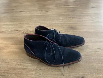 Floris van bommel schoenen blauw suede beschikbaar voor biedingen