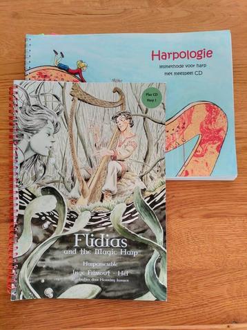 2 lesboeken voor beginnende harp spelers (kind) beschikbaar voor biedingen
