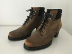 Durea ENKELLAARS 9694, suede cognackleur, mt 42H, Durea, Bruin, Ophalen of Verzenden, Gedragen
