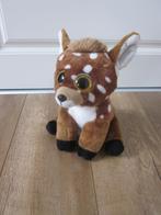 TY superzacht pluche hertje ree Bambi geel omrande glitterog, Ophalen of Verzenden, Nieuw, Paard