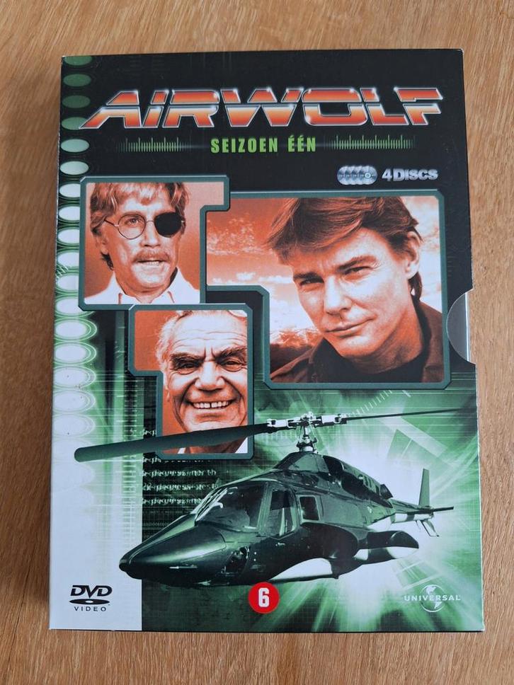 Dvd-box Airwolf seizoen 1, Cd's en Dvd's, Dvd's | Tv en Series, Zo goed als nieuw, Actie en Avontuur, Vanaf 6 jaar, Ophalen of Verzenden
