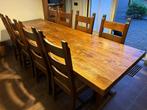Unieke/fraaie. eettafel +stoel 8 pers., Ophalen