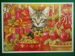 (1463) Dierenkaart: POES, Verzamelen, Ansichtkaarten | Dieren, Verzenden, Ongelopen, Hond of Kat