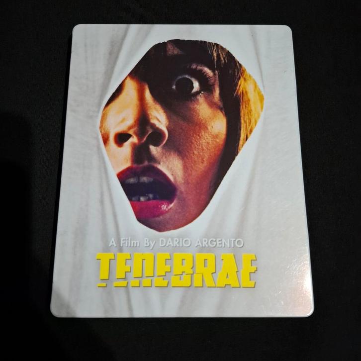 Tenebrae (1982) Steelbook Blu-ray + DVD + Soundtrack CD, Cd's en Dvd's, Blu-ray, Zo goed als nieuw, Horror, Ophalen of Verzenden